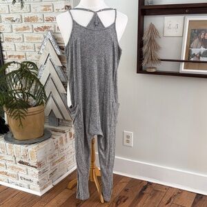 Aerie Heather Gray Sleeveless Jumpsuit